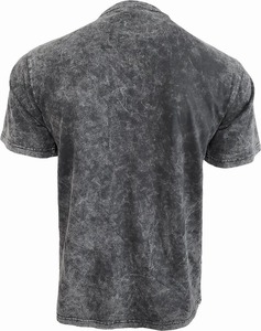 100% algodón de gran tamaño Hip Hop camiseta lavado ácido Vintage Streetwear manga corta DTG estampado patrón sólido ajuste suelto 240 de punto - Product Image 2