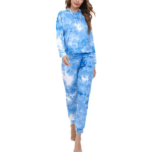 Ensemble de survêtement décontracté en gros pour femmes, ensemble de survêtement imprimé deux pièces, tenue personnalisée avec logo, vêtements de sport de fitness, survêtements oversize 2026 - Product Image 4