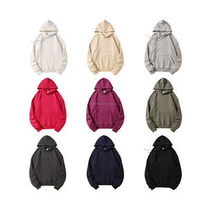 Sweat-shirts à capuche pour hommes en coton 100% de haute qualité avec logo personnalisé, 420GSM, tissu éponge français uni, impression DTG, sweat-shirts décontractés unisexes - Product Image 2