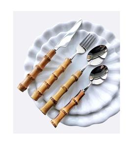 Top Design Home Kitchen Flatware Cutlery <b>Knife</b> Fork Spoon Set Resin Handle Amazing Design Silverware Set Good Finishing - Product Image 6