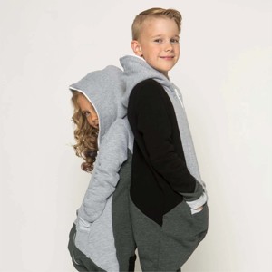 Nouvelle arrivée 2024 confortable et chaud pour enfants Onesie Zipper Fleece-Parfait pour l'hiver et le coucher-Doux et confortable OEM - Product Image 1