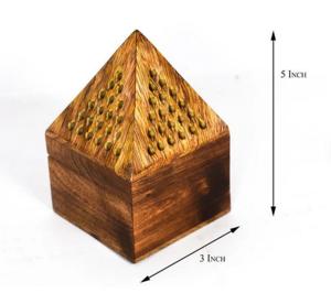 กล่องเก็บเครื่องหอมไม้ขัดเงาอย่างดี ของตกแต่งบ้านสุดหรู ของขวัญสำหรับตกแต่งคริสต์มาสและกลิ่นหอมผ่อนคลายในบ้าน - Product Image 2