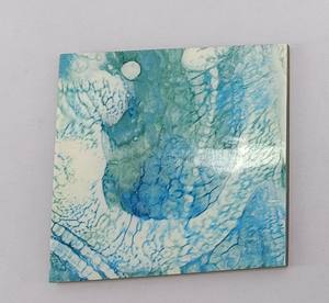 Ensemble de 4 sous-verres ronds de style moderne et classique avec motif de support pour le thé, le café et les boissons Tapis et tampons décoratifs - Product Image 5