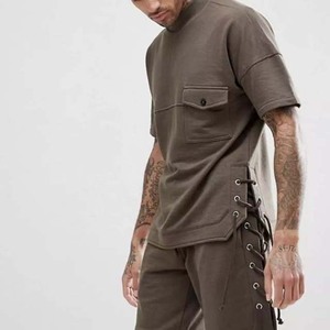 2025 último diseño de ropa de calle nuevo estilo conjunto de pantalones cortos para hombre conjunto de sudor personalizado de alta calidad tendencia hombres conjuntos de pantalones cortos de 2 piezas - Product Image 5