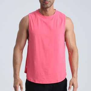 Nuevo diseño al por mayor Active Wear Regular Fit camiseta sin mangas para hombres mejor precio secado rápido hombres camisetas sin mangas en calidad superior OEM - Product Image 4