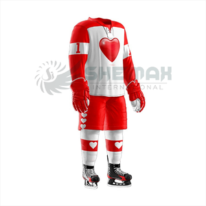 ชุดฮ็อกกี้น้ำแข็งสำหรับผู้ชายชุดใส่สบายออกแบบโลโก้ได้ตามต้องการและชื่อทีม - Product Image 1