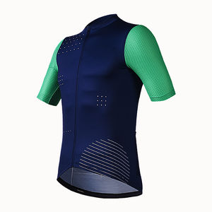 Jersey de ciclismo con cremallera completa unisex, de secado rápido, talla grande, diseños personalizados, poliéster transpirable, licra, venta al por mayor, OEM para ciclismo - Product Image 1