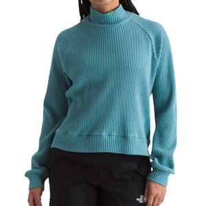 Pull chaud à la mode avec poignets côtelés et ourlet pour femmes pull essentiel pour les tenues d'hiver et la mode chic décontractée - Product Image 1