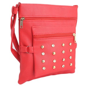 กระเป๋าสะพายไหล่ผู้หญิง - สีแดง - Product Image 1