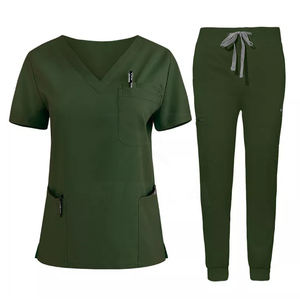 Offre spéciale Vente en gros Ensembles de soins médicaux personnalisés pour le gommage pour hommes Uniformes hospitaliers respirants de haute qualité - Product Image 3