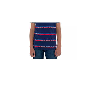 T-Shirt Levi's con Logo e Strisce per Bambino, 100% Cotone Jersey, Blu, Taglia 4 - per Bambini Piccoli - Product Image 3