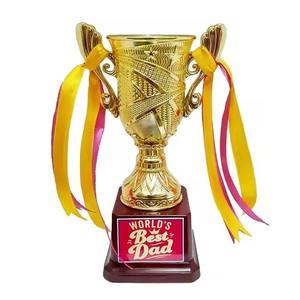 Coupe de trophée de cricket en métal de luxe, prix sportif de championnat, souvenir - Product Image 3