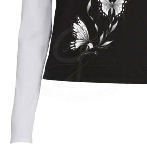 Camisetas de manga larga de doble capa de moda con diseño impreso personalizado Camisetas de manga larga para mujeres - Product Image 4