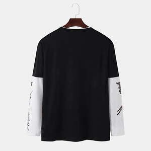 เสื้อสเวตเตอร์คอกลมผู้ชายสไตล์ลำลอง - Product Image 2