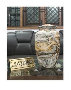 Nueva llegada elegante y atractiva de fábrica, urnas decorativas de lujo, proveedores funerarios, venta al por mayor, urnas de metal de aluminio al precio más bajo - Product Image 4