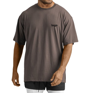 Camiseta de compresión gruesa OEM de manga corta para hombre, camisetas de gimnasio transpirables para entrenamiento muscular, correr, camisetas de gimnasio de ajuste rápido para hombre - Product Image 3