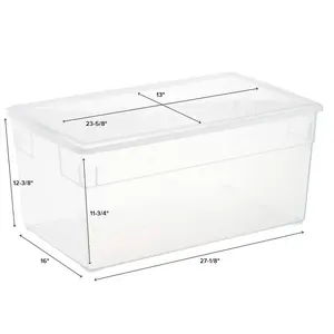 Technique d'injection de fabricant du Vietnam pour l'organisateur de bureau Boîte de conteneur de stockage empilable du rectangle PP de 5L de prix compétitif - Product Image 6