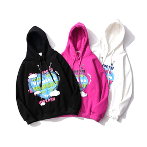 2025 plus récent 3D personnalisé pour les sweats à capuche imprimés bouffants pour hommes et femmes meilleur Design hiver écran lettre bouffée 3D moussant à capuche - Product Image 1