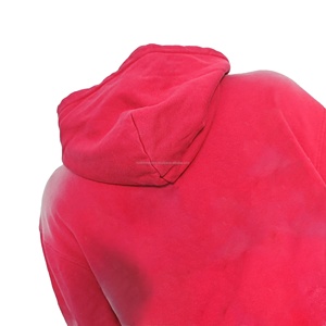 Hombres Boxy Streetwear Sudadera con capucha personalizada Rhinestone Vintage ácido lavado pulóver frente Y2K OEM hilo teñido sólido para niños - Product Image 5