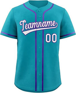 Vêtements décontractés Ensemble de maillots de baseball de couleur personnalisée pour hommes Conception sur mesure avec impression par sublimation Ensembles d'uniformes de baseball - Product Image 6