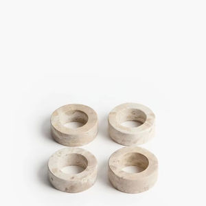 Servilletero de Mármol de Diseño Minimalista para Mesa de Comedor Moderna, Resalta una Estética Limpia y Natural - Product Image 1