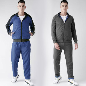 Conjunto de Jogger con capucha transpirable personalizado OEM para hombre, marca de marca privada, Impresión de logotipo, ropa de entrenamiento deportivo, diseño para invierno - Product Image 1