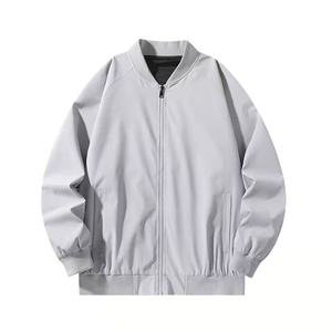 Chaqueta Bomber de Trabajo Estilo Clásico para Hombre, Chaqueta Cortavientos Negra de Alta Calidad, Ajuste Holgado, Chaqueta Estándar para Primavera - Product Image 6