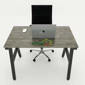 Concept 100x60 Assembly <b>Desk</b> Trapeze Design Dual Minimalist Luxury for Bedroom/<b>Study</b> Easy-to-Assemble Office Furniture-HBAC001 - Product Image 2