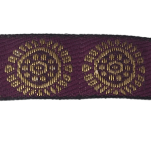 ริบบิ้นผ้าแจ็คการ์ดใหม่ล่าสุดสำหรับผูกผมโบว์คาดศีรษะเทคนิครูปแบบเวลานำสีทึบที่ผ่านมา - Product Image 5