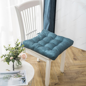 Premium quality Seat Pads for Dinning <b>Chair</b> 100% Cotton Filled with Straps Custom Size & Color Super Soft office use <b>chairs</b> - Product Image 4