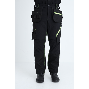 Pantalones de trabajo personalizables altamente funcionales con múltiples bolsillos de tela duradera transpirable y ajuste ergonómico para uso industrial - Product Image 1