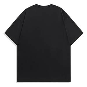 Qualité supérieure O cou surdimensionné T-Shirts goutte épaule 260GSM 100% coton grande taille Boxy Fit t-shirt poids lourd unisexe t-shirts - Product Image 3