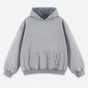 Sweats à capuche sur mesure du fabricant, couleurs personnalisées, mélanges de coton 420GSM, sweats à capuche oversize en molleton, sweats à capuche vierges en coton 100% - Product Image 4