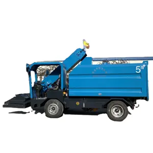 Hinda machinery supply 5 CBM cow dung cattle manure removal machine cow dung and sheep dung cleaning vehicle