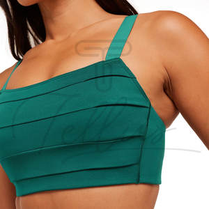 Soutien-gorge de sport respirant à maintien élevé sans couture pour femmes, idéal pour le yoga et la salle de sport, avec extensibilité quadridirectionnelle et séchage rapide - Product Image 1