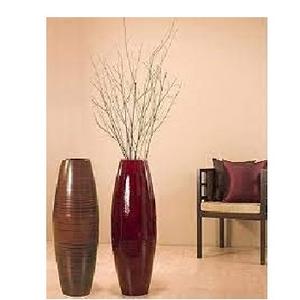 Vase de table en métal fait à la main au design royal argenté élégant classique pour mariage et décoration de la maison - Product Image 3