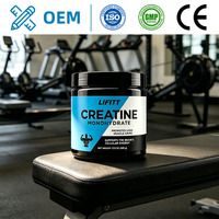 Créatine monohydrate pure en poudre pour la nutrition sportive, micronisée, sans arôme, vente en gros, fournisseur OEM ODM, étiquette privée