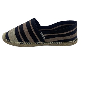 Alpargatas de yute sostenibles naturales 100%, lona de cinta multicolor superior cómoda con servicio OEM ODM disponible - Product Image 1