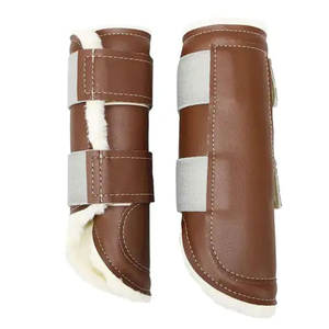 Bottes de protection pour chevaux en néoprène, durables, pour l'équitation, l'entraînement, la thérapie et les fournitures équestres - Product Image 3