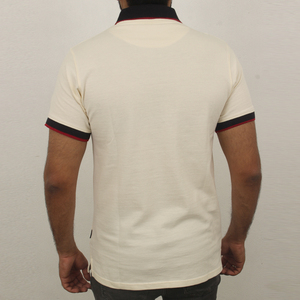 Chemise de golf pour homme en toile unie, coupe ajustée, 100% coton, respirante, manches courtes, décontractée, haute qualité, design personnalisé - Product Image 2