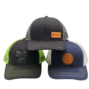 Casquette de camionneur personnalisée en gros de haute qualité pour hommes et femmes 5/6 Panel Quality Baseball Cap - Trucker Hat With Mesh Panel - Product Image 2