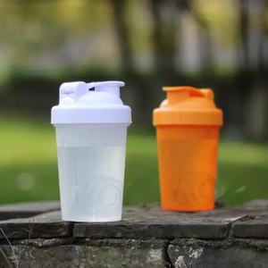 Bouteille de sport personnalisée avec logo, shaker à protéines 400 ml, sans BPA, pour la gym, cadeau, gourde de sport - Product Image 4