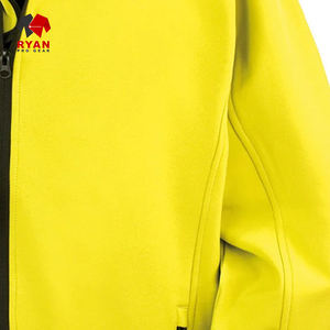 Chaqueta Softshell Personalizada Ryan Pro Gear para Hombre, Impermeable y Cortavientos, Tejido de Punto con Cierre de Cremallera, Servicio OEM, Logotipo Personalizado - Product Image 3