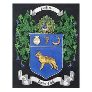 Insignias de marco de encaje bordadas a mano especiales con botón de diseño personalizado en el tipo para escudos de armas y crestas familiares - Product Image 5