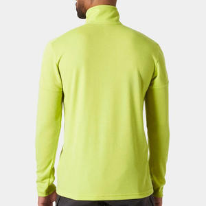 Sweat-shirt à col montant surdimensionné en polyester et élasthanne, uni, couleur unie, pour l'hiver et l'automne, vêtements décontractés pour hommes, OEM, faible MOQ - Product Image 4