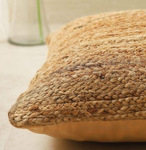 ปลอกหมอนปอกระเจาธรรมชาติหรูหราโบฮีเมียนถักด้วยมือสามารถซักได้ตกแต่งบ้านหมอนโยน - Product Image 3