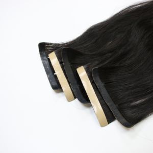 Precio al por mayor 100% Extensiones de cabello humano de lujo Paquetes de cabello de cinta en estilo de onda-Estilos de cabello brasileño e indio incluidos - Product Image 4