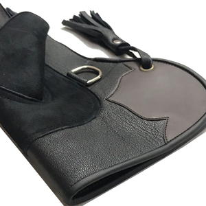 SAFA SPORTS Gants de fauconnerie Double couche en cuir véritable pour la chasse et l'utilisation en plein air Couleur/taille/Logo personnalisable de haute qualité - Product Image 2