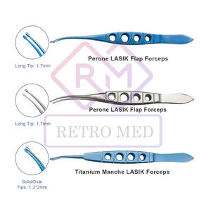 108mm Titane Perone LASIK Forceps Avec Trou Pointe Chirurgie Plastique Pince À Épiler Micro Instrument Ophtalmique PAR MEDICAB INSTRUMENTS - Product Image 3