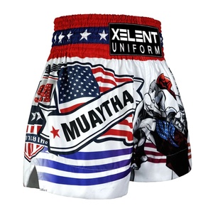 Top MMA Pantalones Cortos de Boxeo Diseños Sublimados Muay Thai Shorts Unisex MMA Equipo de Entrenamiento e MMA Pantalones Cortos Fabricante Artes Marciales - Product Image 3